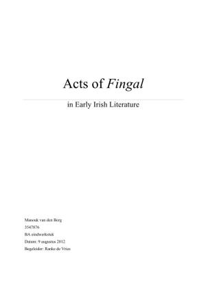 Acts of Fingal