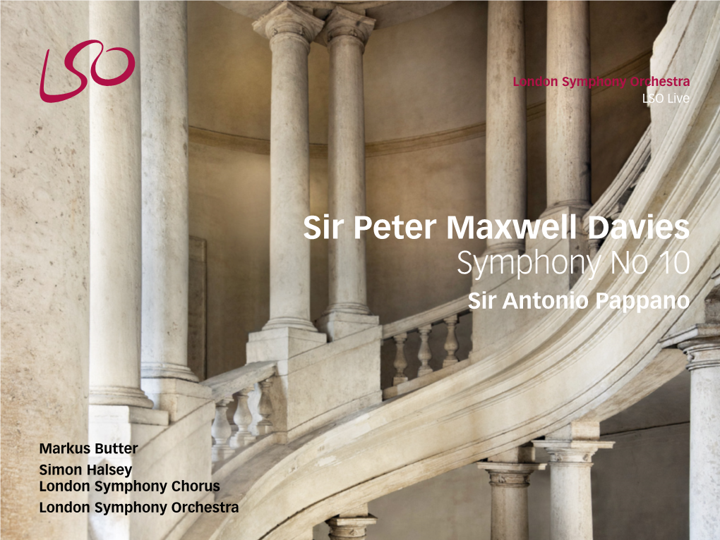 Sir Peter Maxwell Davies: Symphony No 10
