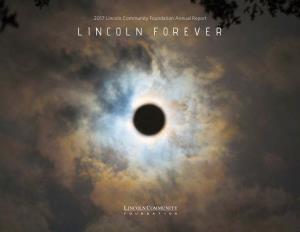 2017 Lincoln Community Foundation Annual Report 2017 OVERVIEW