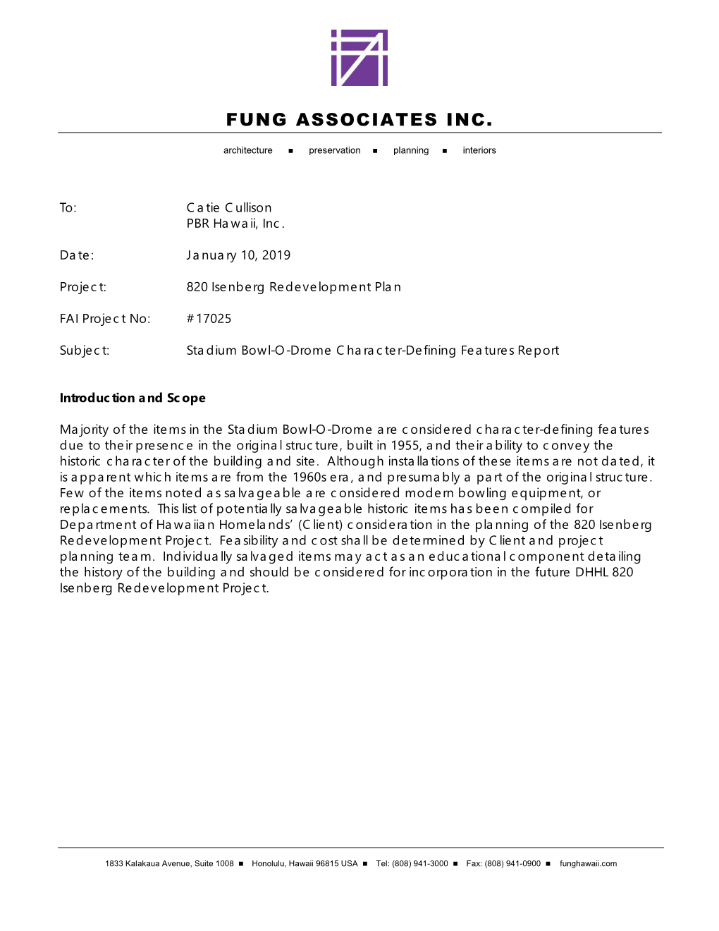 Fung Associates Inc