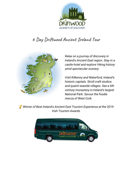 6 Day Driftwood Ancient Ireland Tour