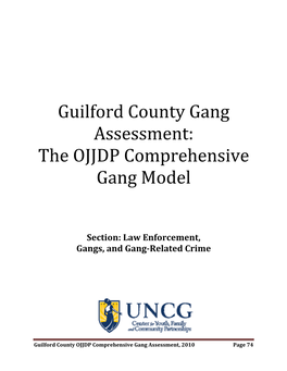 Law Enforcement Gangs and Gang Related Crime
