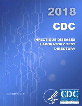 Infectious Diseases Laboratory Test Directory
