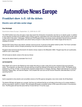 Automotive News Europe