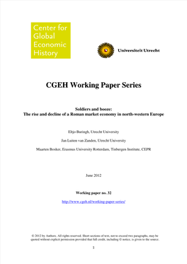 CGEH Working Paper Series