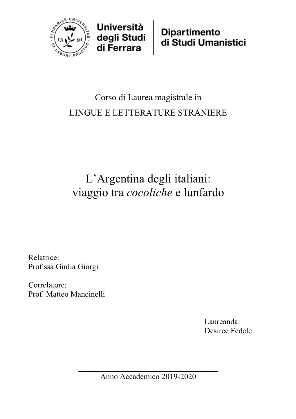 L'argentina Degli Italiani: Viaggio Tra Cocoliche E Lunfardo