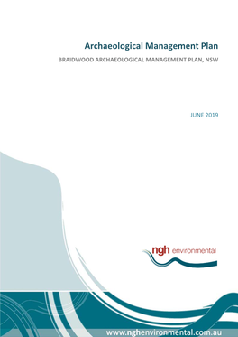 Braidwood Archaeological Management Plan, Nsw