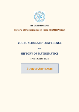 Young Scholars' Conference History of Mathematics