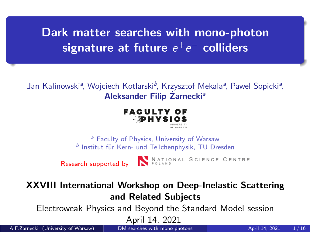Dark Matter Searches with Mono-Photon Signature at Future E+E− Colliders