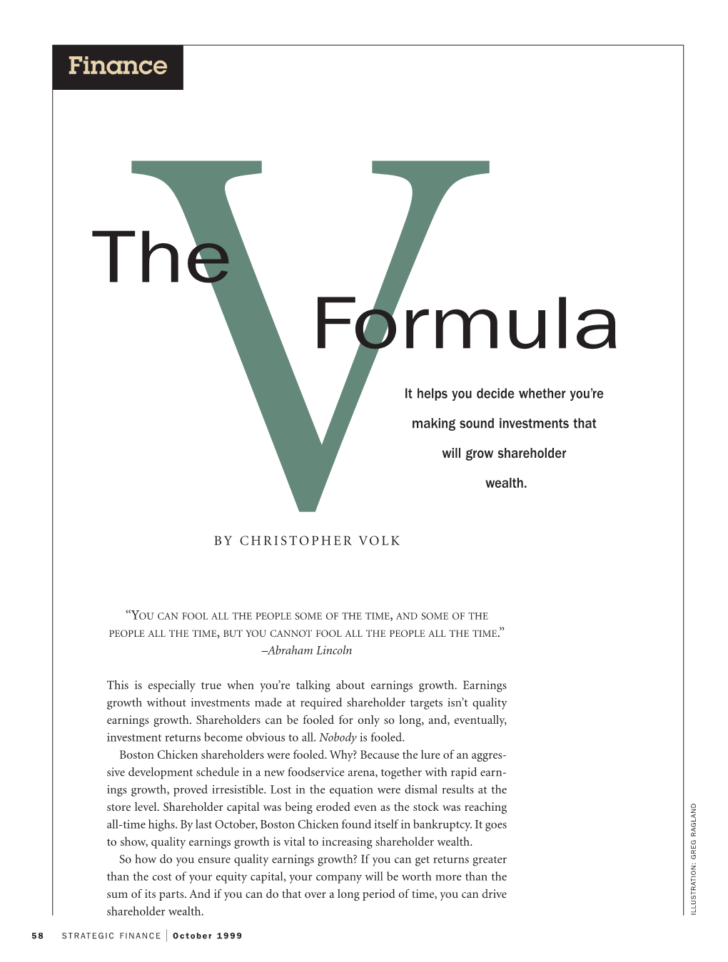 The V Formula, It Determines 2