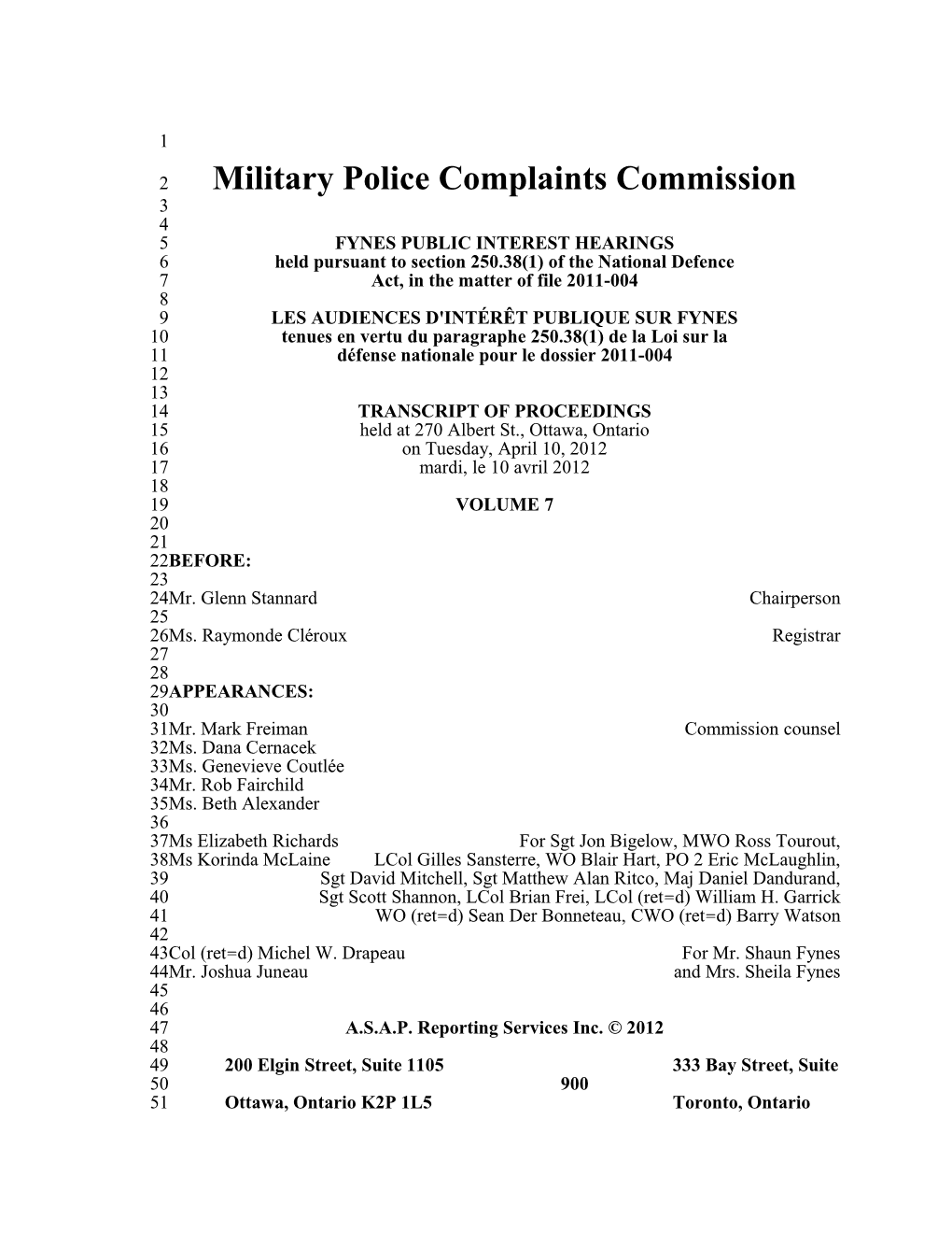 Military Police Complaints Commission s4