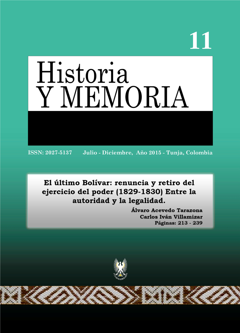 Historia Y MEMORIA No 11.Indd