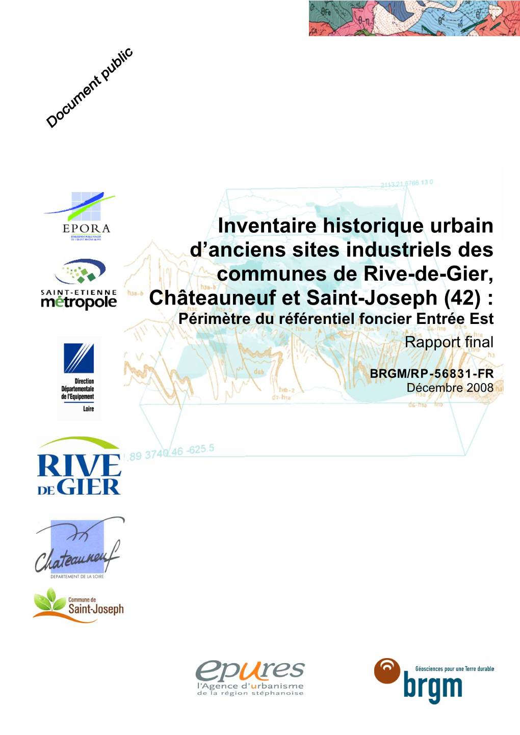 Inventaire Historique Urbain D'anciens Sites Industriels Des