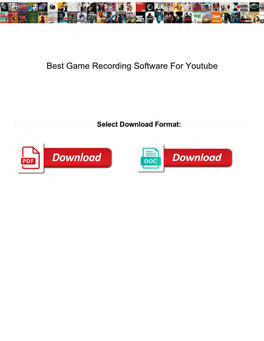 Best Game Recording Software for Youtube