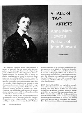 A Tale of Two Artists : Anna Mary Howitt's Portrait of John Banvard