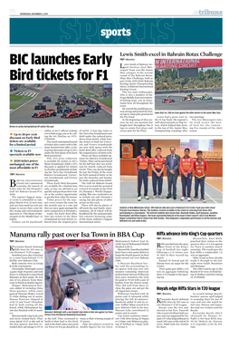 BIC Launches Early Bird Tickets for F1
