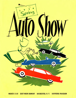 Rochester Auto Show; 1954