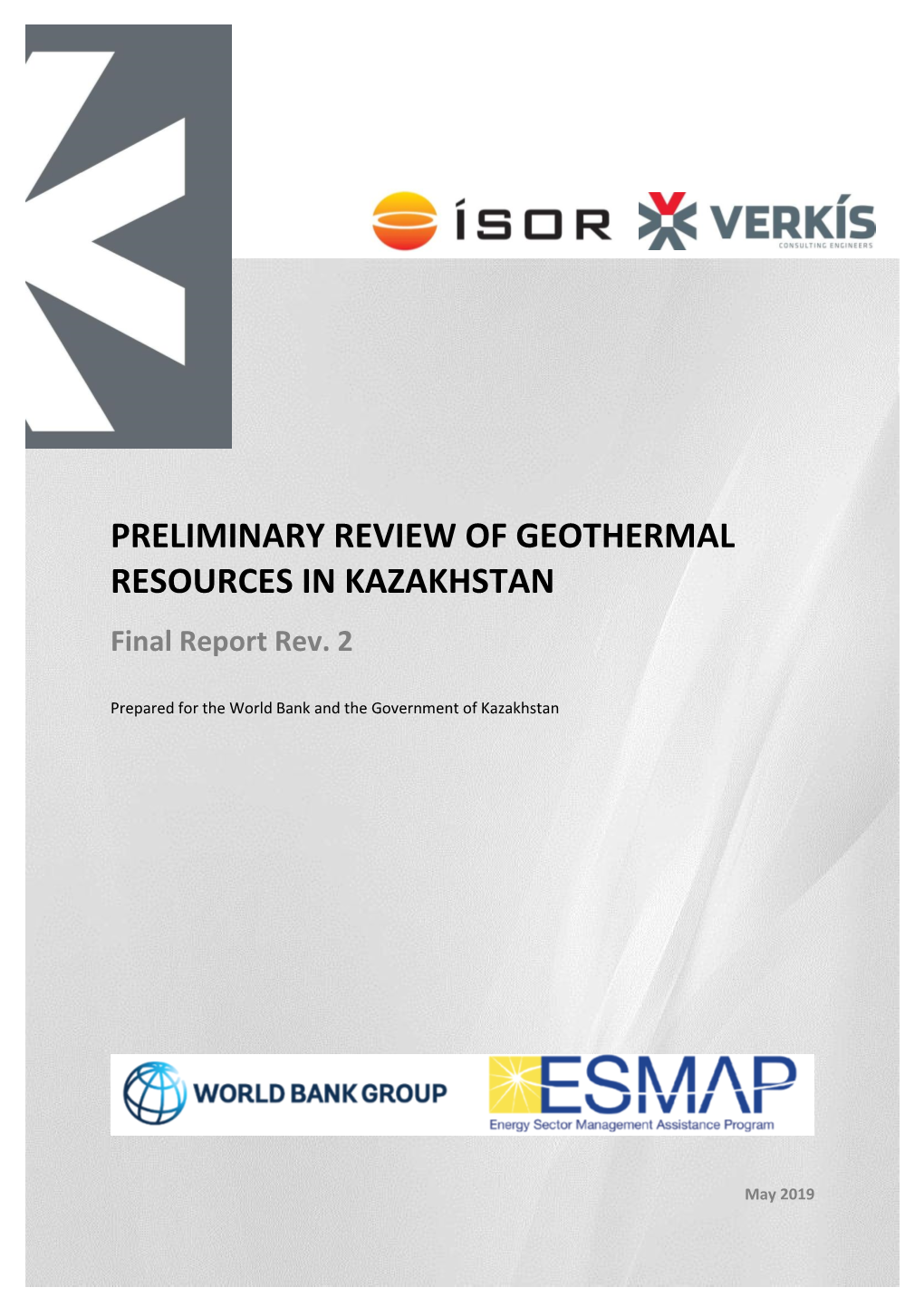 PRELIMINARY REVIEW of GEOTHERMAL RESOURCES in KAZAKHSTAN Final Report Rev