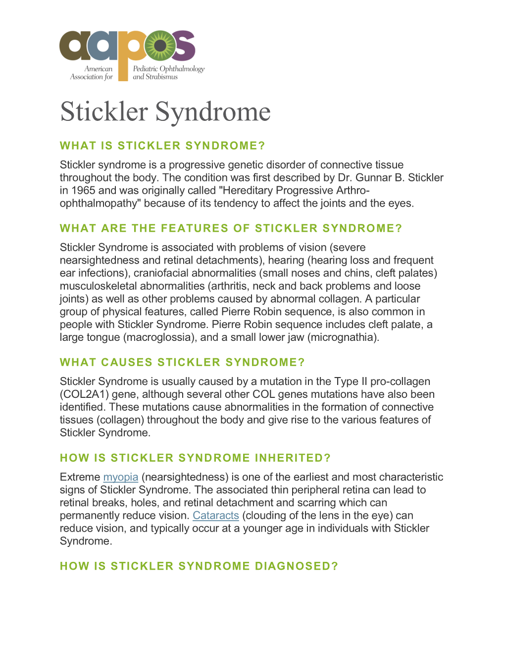 Stickler Syndrome.Pdf