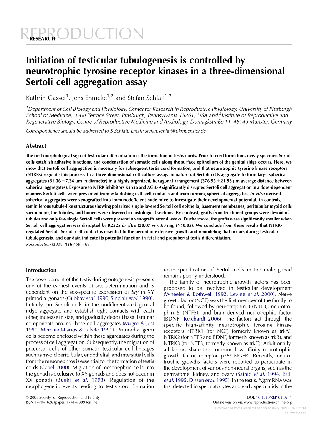 Effects of in Vivo Administration of Epidermal Growth Factor (EGF) On