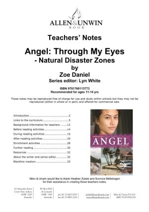 Angel: Through My Eyes - Natural Disaster Zones by Zoe Daniel Series Editor: Lyn White