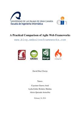 A Practical Comparison of Agile Web Frameworks