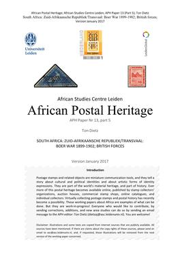 African Postal Heritage