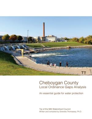 Cheboygan County Local Ordinance Gaps Analysis