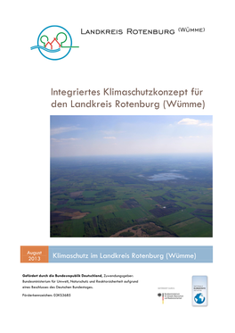Integriertes Klimaschutzkonzept Für Den Landkreis Rotenburg (Wümme)