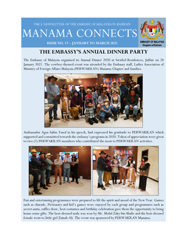 Manama Connects Issue No