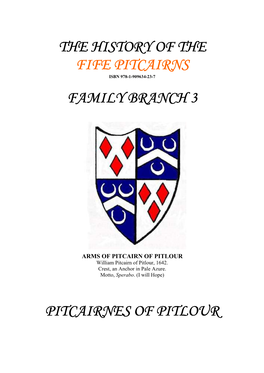 Pitcairn Family History 3 Pitlour