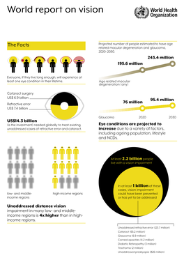 World Report on Vision Infographic