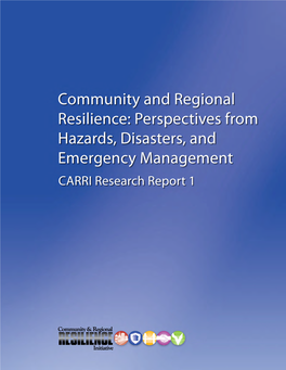 Perspectives from Hazards, Disaster, and Emergency Management