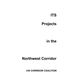 ITS Projects in the Northwest Corridor