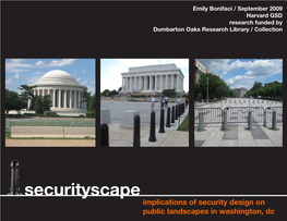 Securityscape: Implications of Security Design on Public Landscapes In