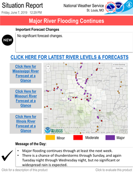 Situation Report National Weather Service St