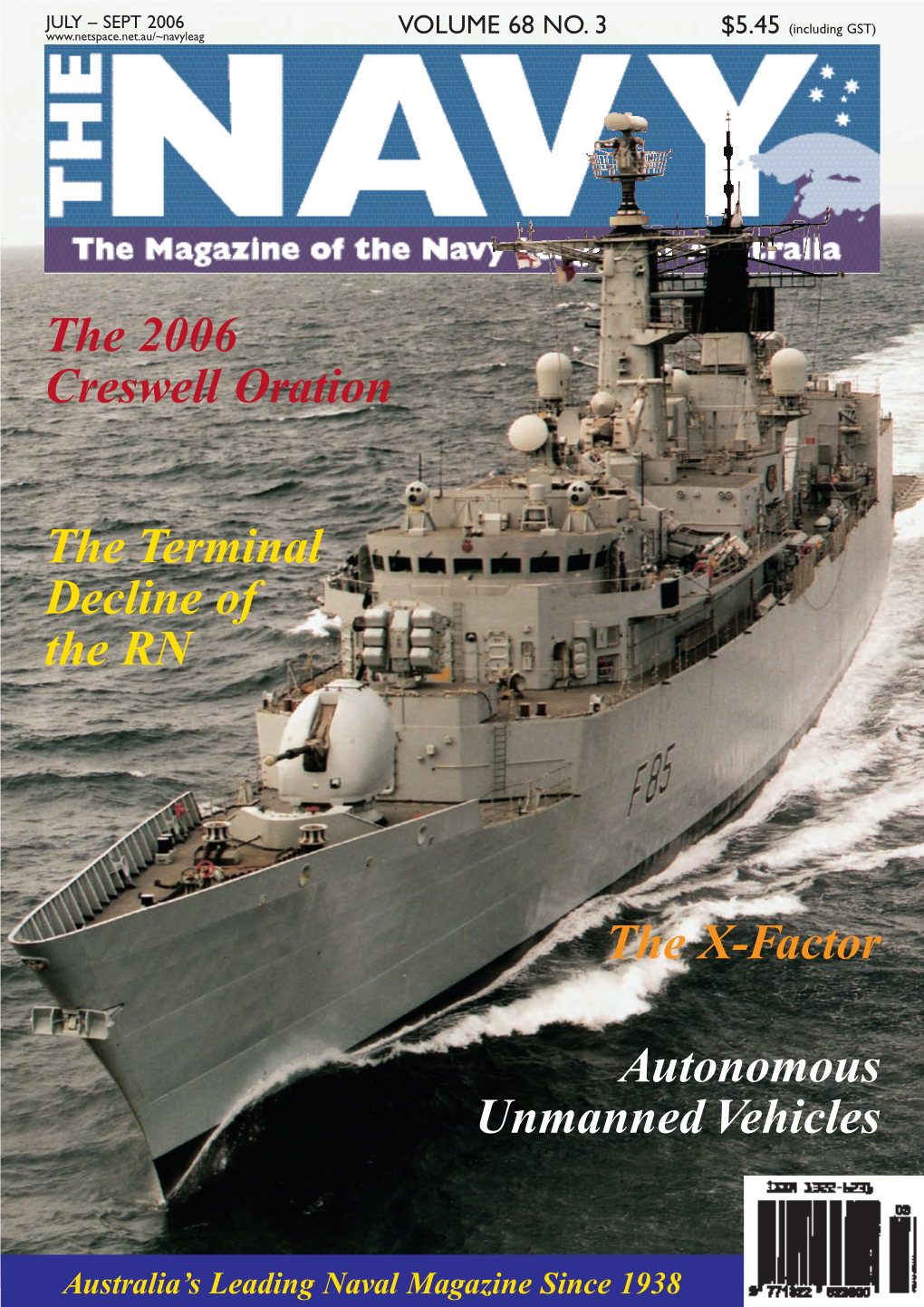 The Navy Vol 68 No 3 Jul 2006