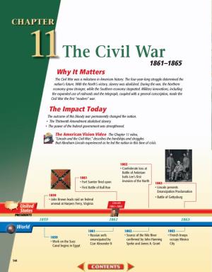 Chapter 11: the Civil War, 1861-1865