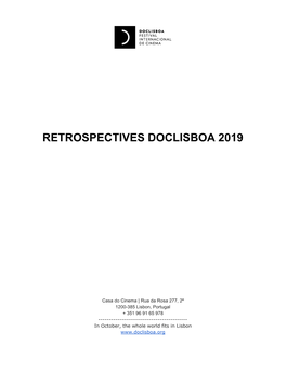Retrospectives Doclisboa 2019