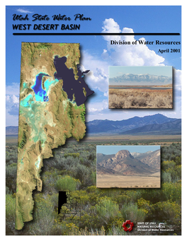 Utah State Water Plan - West Desert Basin