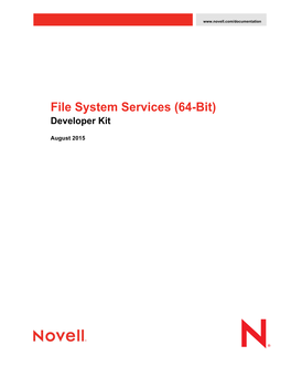 File System Services (64-Bit) Developer Kit