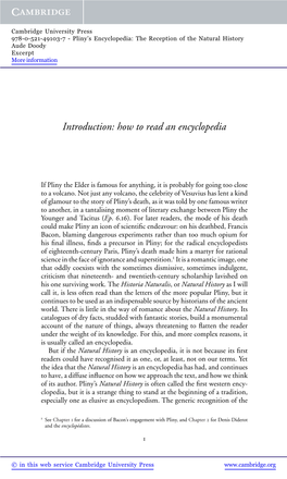 Introduction: How to Read an Encyclopedia