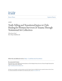 Truth-Telling and Transitional Justice in Chile