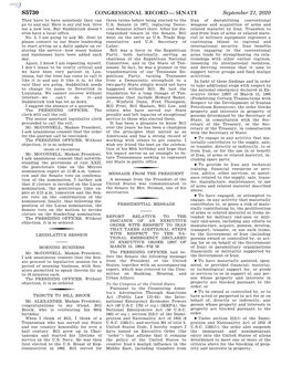 Congressional Record—Senate S5730