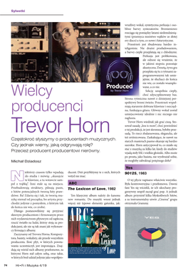 Trevor Horn Wiedział, Jak Grać Ciszą