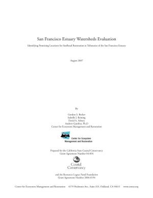 San Francisco Estuary Watersheds Evaluation