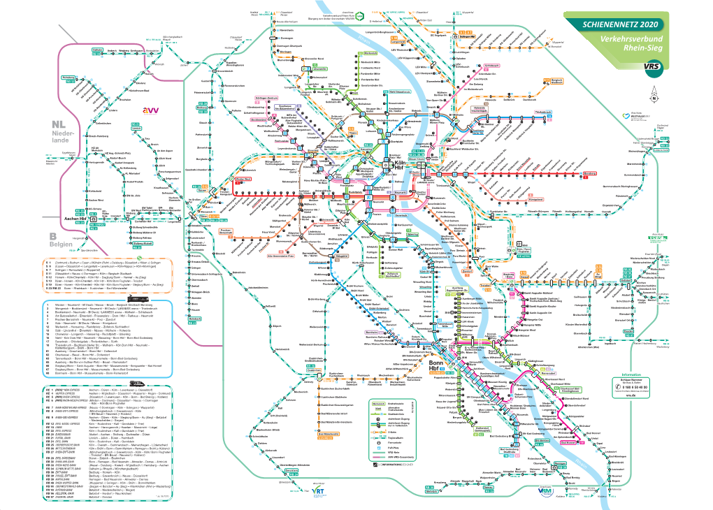 Verkehrsverbund Rhein-Sieg SCHIENENNETZ 2020