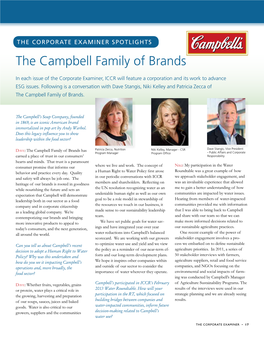 The Campbell Family of Brands