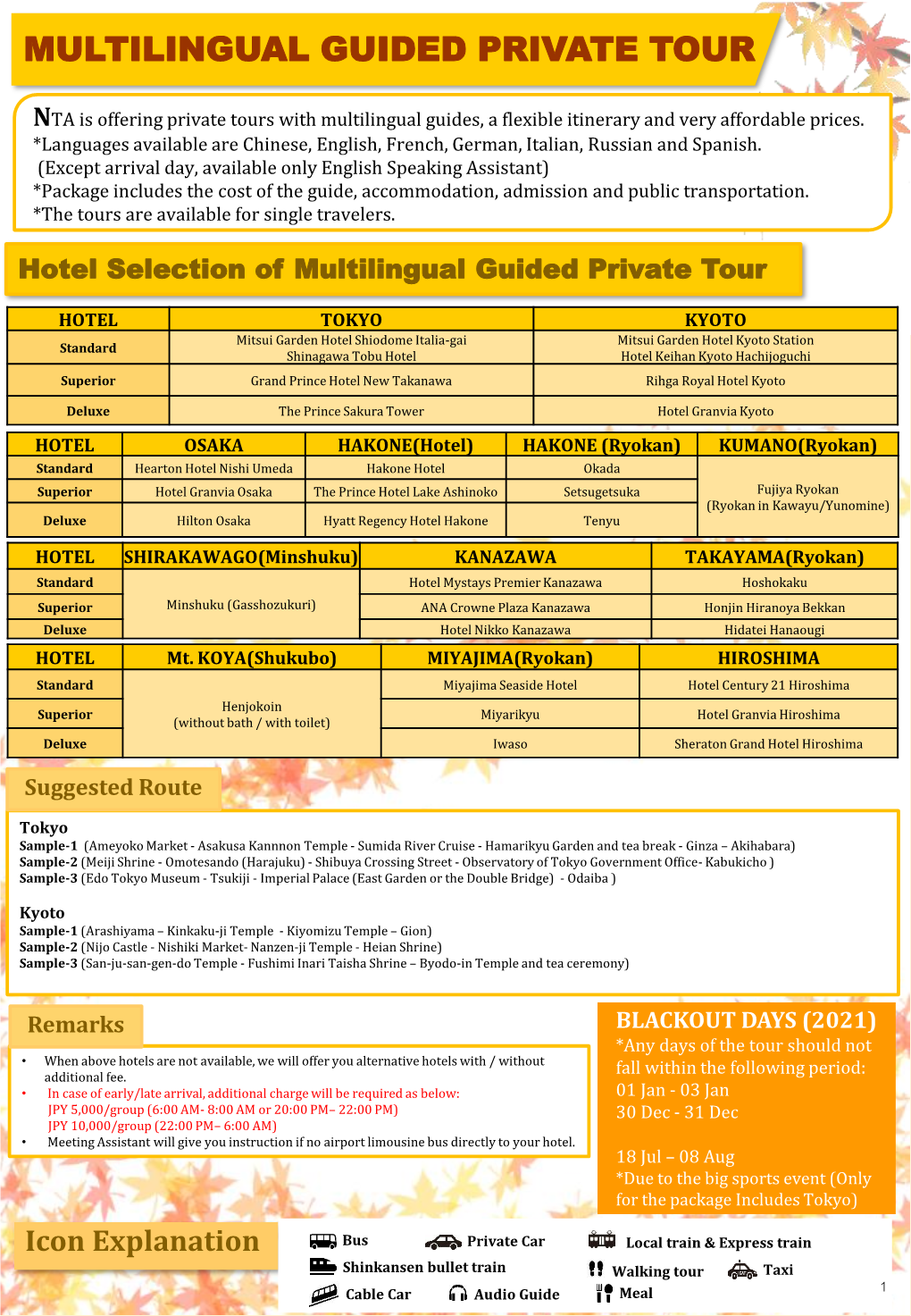 Multilingual Guided Private Tour