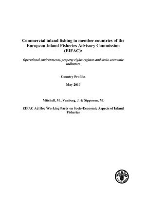 Commercial Inland Fishing in Member Countries of the European Inland Fisheries Advisory Commission (EIFAC)